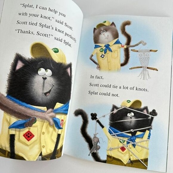 2/$6 Splat the Cat and the Hotshot book by Rob Scotton, Early Reader (Paperback) - Picture 3 of 8